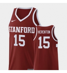 Men Stanford Cardinal Rodney Herenton Wine Replica College Basketball Jersey Men Stanford Cardinal Rodney Herenton Wine Replica College Basketball Jersey