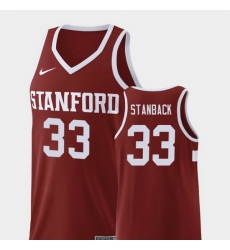 Men Stanford Cardinal Trevor Stanback Wine Replica College Basketball Jersey Men Stanford Cardinal Trevor Stanback Wine Replica College Basketball Jersey
