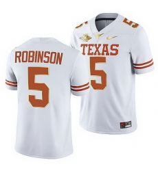 Texas Longhorns Bijan Robinson White 2021 Red River Showdown Men Jersey Texas Longhorns Bijan Robinson White 2021 Red River Showdown Men Jersey