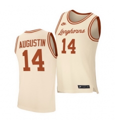Texas Longhorns D.J. Augustin Cream Retro Texas Longhorns Jersey Texas Longhorns D.J. Augustin Cream Retro Texas Longhorns Jersey