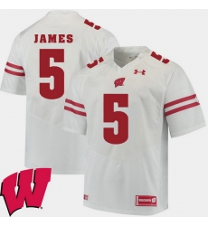 Men Wisconsin Badgers Chris James White Alumni Football Game Ncaa 2018 Jersey Men Wisconsin Badgers Chris James White Alumni Football Game Ncaa 2018 Jersey