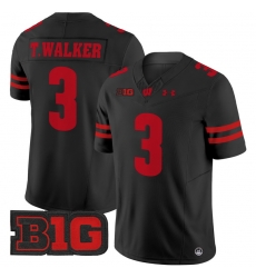 Men Youth Wisconsin Badgers 3 Tawee Walker Black 2024 Vapor Limited Jersey All Stitched Men Youth Wisconsin Badgers 3 Tawee Walker Black 2024 Vapor Limited Jersey All Stitched