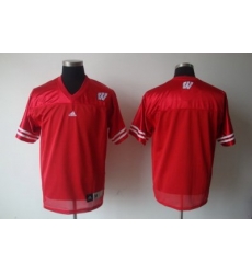 NCAA Wisconsin Badgers Blank Red Jersey NCAA Wisconsin Badgers Blank Red Jersey