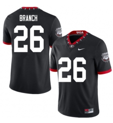 2020 Men #26 Daran Branch Georgia Bulldogs Mascot 100th Anniversary College Football Jerseys Sale-Bl 2020 Men #26 Daran Branch Georgia Bulldogs Mascot 100th Anniversary College Football Jerseys Sale-Bl