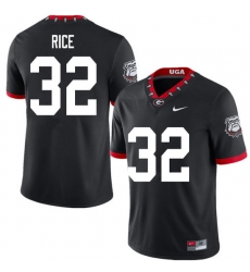 2020 Men #32 Monty Rice Georgia Bulldogs Mascot 100th Anniversary College Football Jerseys Sale-Blac 2020 Men #32 Monty Rice Georgia Bulldogs Mascot 100th Anniversary College Football Jerseys Sale-Blac