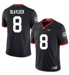 2020 Men #8 Dominick Blaylock Georgia Bulldogs Mascot 100th Anniversary College Football Jerseys Sal 2020 Men #8 Dominick Blaylock Georgia Bulldogs Mascot 100th Anniversary College Football Jerseys Sal