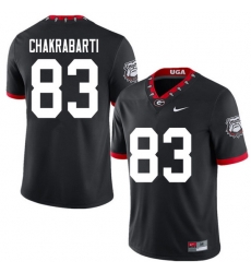 2020 Men #83 Kaustov Chakrabarti Georgia Bulldogs Mascot 100th Anniversary College Football Jerseys 2020 Men #83 Kaustov Chakrabarti Georgia Bulldogs Mascot 100th Anniversary College Football Jerseys