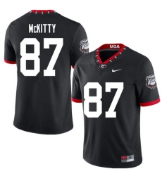 2020 Men #87 Tre McKitty Georgia Bulldogs Mascot 100th Anniversary College Football Jerseys Sale-Black 2020 Men #87 Tre McKitty Georgia Bulldogs Mascot 100th Anniversary College Football Jerseys Sale-Black