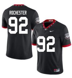 2020 Men #92 Julian Rochester Georgia Bulldogs Mascot 100th Anniversary College Football Jerseys Sal 2020 Men #92 Julian Rochester Georgia Bulldogs Mascot 100th Anniversary College Football Jerseys Sal