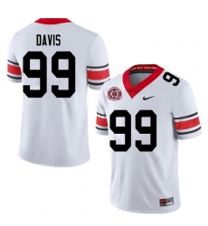 2020 Men #99 Jordan Davis Georgia Bulldogs 1980 National Champions 40th Anniversary College Football 2020 Men #99 Jordan Davis Georgia Bulldogs 1980 National Champions 40th Anniversary College Football