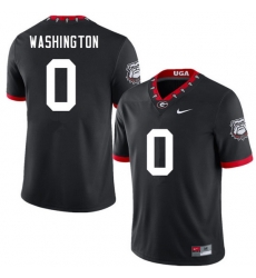Men #0 Darnell Washington Georgia Bulldogs 100th Anniversary College Football Jerseys Sale-100th Bla Men #0 Darnell Washington Georgia Bulldogs 100th Anniversary College Football Jerseys Sale-100th Bla
