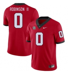 Men #0 Roderick Robinson II Georgia Bulldogs College Football Jerseys Stitched-Red Men #0 Roderick Robinson II Georgia Bulldogs College Football Jerseys Stitched-Red