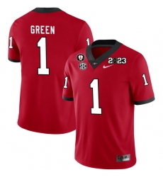 Men #1 Nyland Green Georgia Bulldogs 2022-23 CTP National Championship Football Jerseys Men #1 Nyland Green Georgia Bulldogs 2022-23 CTP National Championship Football Jerseys