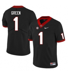 Men #1 Nyland Green Georgia Bulldogs College Football Jerseys Sale-Black Men #1 Nyland Green Georgia Bulldogs College Football Jerseys Sale-Black