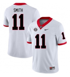 Men #11 Arian Smith Georgia Bulldogs College Football Jerseys Stitched-White Men #11 Arian Smith Georgia Bulldogs College Football Jerseys Stitched-White