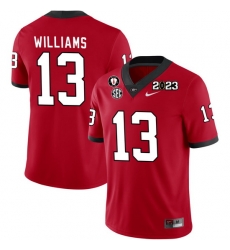Men #13 Mykel Williams Georgia Bulldogs 2022-23 CTP National Championship Football Jerseys Men #13 Mykel Williams Georgia Bulldogs 2022-23 CTP National Championship Football Jerseys