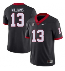 Men #13 Mykel Williams Georgia Bulldogs College Football Jerseys Stitched-Black Men #13 Mykel Williams Georgia Bulldogs College Football Jerseys Stitched-Black