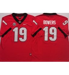 Men #19 Brock Bowers Georgia Bulldogs College Football Jerseys Sale-Red Men #19 Brock Bowers Georgia Bulldogs College Football Jerseys Sale-Red