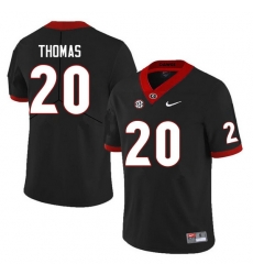 Men #20 JaCorey Thomas Georgia Bulldogs College Football Jerseys Sale-Black Anniversary Men #20 JaCorey Thomas Georgia Bulldogs College Football Jerseys Sale-Black Anniversary