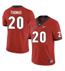 Men #20 JaCorey Thomas Georgia Bulldogs College Football Jerseys Sale-Red Anniversary Men #20 JaCorey Thomas Georgia Bulldogs College Football Jerseys Sale-Red Anniversary
