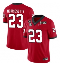 Men #23 De'Nylon Morrissette Georgia Bulldogs 2022-23 CTP National Championship Football Jerseys Men #23 De'Nylon Morrissette Georgia Bulldogs 2022-23 CTP National Championship Football Jerseys