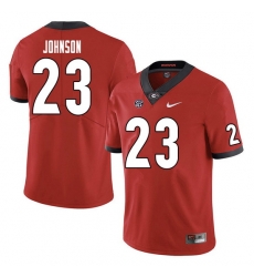 Men #23 Jaylen Johnson Georgia Bulldogs College Football Jerseys Sale-Red Men #23 Jaylen Johnson Georgia Bulldogs College Football Jerseys Sale-Red