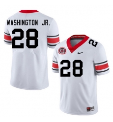 Men #28 Marcus Washington Jr. Georgia Bulldogs College Football Jerseys Sale-40th Anniversary Men #28 Marcus Washington Jr. Georgia Bulldogs College Football Jerseys Sale-40th Anniversary