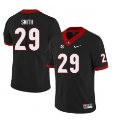 Men #29 Christopher Smith Georgia Bulldogs College Football Jerseys Sale-Black Men #29 Christopher Smith Georgia Bulldogs College Football Jerseys Sale-Black