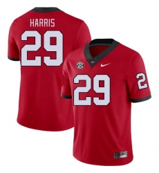 Men #29 Gabe Harris Georgia Bulldogs College Football Jerseys Stitched-Red Men #29 Gabe Harris Georgia Bulldogs College Football Jerseys Stitched-Red