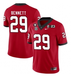 Men #29 Luke Bennett Georgia Bulldogs 2022-23 CTP National Championship Football Jerseys Men #29 Luke Bennett Georgia Bulldogs 2022-23 CTP National Championship Football Jerseys