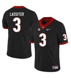 Men #3 Kamari Lassiter Georgia Bulldogs College Football Jerseys Sale-Black Men #3 Kamari Lassiter Georgia Bulldogs College Football Jerseys Sale-Black