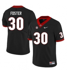 Men #30 Terrell Foster Georgia Bulldogs College Football Jerseys Sale-Black Anniversary Men #30 Terrell Foster Georgia Bulldogs College Football Jerseys Sale-Black Anniversary