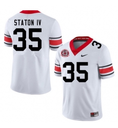 Men #35 John Staton IV Georgia Bulldogs Nationals Champions 40th Anniversary College Football Jersey Men #35 John Staton IV Georgia Bulldogs Nationals Champions 40th Anniversary College Football Jersey