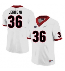 Men #36 Randon Jernigan Georgia Bulldogs College Football Jerseys Sale-White Anniversary Men #36 Randon Jernigan Georgia Bulldogs College Football Jerseys Sale-White Anniversary