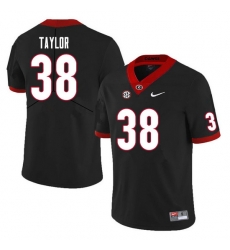 Men #38 Patrick Taylor Georgia Bulldogs College Football Jerseys Sale-Black Men #38 Patrick Taylor Georgia Bulldogs College Football Jerseys Sale-Black