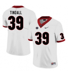 Men #39 Brady Tindall Georgia Bulldogs College Football Jerseys Sale-White Men #39 Brady Tindall Georgia Bulldogs College Football Jerseys Sale-White