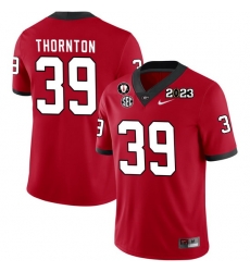Men #39 Miles Thornton Georgia Bulldogs 2022-23 CTP National Championship Football Jerseys Men #39 Miles Thornton Georgia Bulldogs 2022-23 CTP National Championship Football Jerseys
