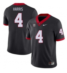 Men #4 A.J. Harris Georgia Bulldogs College Football Jerseys Stitched-Black Men #4 A.J. Harris Georgia Bulldogs College Football Jerseys Stitched-Black
