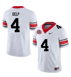 Men #4 Oscar Delp Georgia Bulldogs College Football Jerseys Sale-40th Anniversary Men #4 Oscar Delp Georgia Bulldogs College Football Jerseys Sale-40th Anniversary
