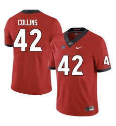 Men #42 Graham Collins Georgia Bulldogs College Football Jerseys Sale-Red Anniversary Men #42 Graham Collins Georgia Bulldogs College Football Jerseys Sale-Red Anniversary