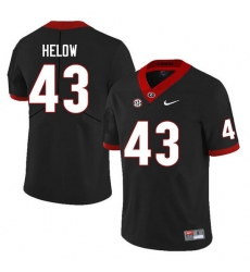 Men #43 Matthew Helow Georgia Bulldogs College Football Jerseys Sale-Black Anniversary Men #43 Matthew Helow Georgia Bulldogs College Football Jerseys Sale-Black Anniversary
