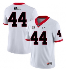 Men #44 Jordan Hall Georgia Bulldogs College Football Jerseys Stitched-White Men #44 Jordan Hall Georgia Bulldogs College Football Jerseys Stitched-White