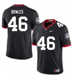 Men #46 Payton Bowles Georgia Bulldogs College Football Jerseys Sale-100th Anniversary Men #46 Payton Bowles Georgia Bulldogs College Football Jerseys Sale-100th Anniversary