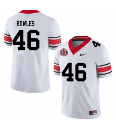 Men #46 Payton Bowles Georgia Bulldogs College Football Jerseys Sale-40th Anniversary Men #46 Payton Bowles Georgia Bulldogs College Football Jerseys Sale-40th Anniversary