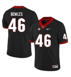 Men #46 Payton Bowles Georgia Bulldogs College Football Jerseys Sale-Black Anniversary Men #46 Payton Bowles Georgia Bulldogs College Football Jerseys Sale-Black Anniversary