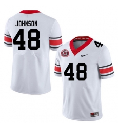Men #48 Cooper Johnson Georgia Bulldogs College Football Jerseys Sale-40th Anniversary Men #48 Cooper Johnson Georgia Bulldogs College Football Jerseys Sale-40th Anniversary