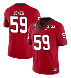 Men #59 Broderick Jones Georgia Bulldogs 2022-23 CTP National Championship Football Jerseys Men #59 Broderick Jones Georgia Bulldogs 2022-23 CTP National Championship Football Jerseys