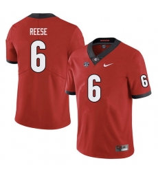 Men #6 Otis Reese Georgia Bulldogs College Football Jerseys Sale-red Men #6 Otis Reese Georgia Bulldogs College Football Jerseys Sale-red