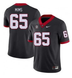 Men #65 Amarius Mims Georgia Bulldogs College Football Jerseys Stitched-Black Men #65 Amarius Mims Georgia Bulldogs College Football Jerseys Stitched-Black