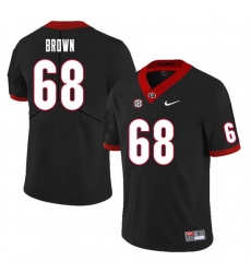 Men #68 Chris Brown Georgia Bulldogs College Football Jerseys Sale-Black Men #68 Chris Brown Georgia Bulldogs College Football Jerseys Sale-Black